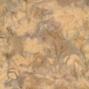 Hoffman Tan Watercolor Bali Batik Cotton Quilt Fabric