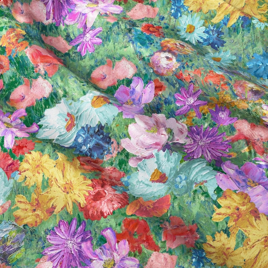 Timeless Treasures Impression Floral Cotton Fabric by the Yard ...