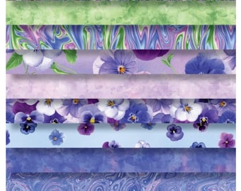 Timeless Treasures Garden Delight Fat Quarter Bundle Cotton Quilt ...