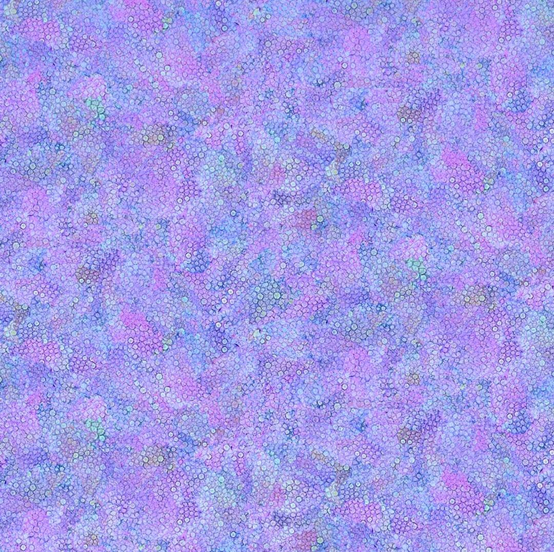 Timeless Treasures Garden Delight Abstract Purple Bubbles Cotton Quilt ...