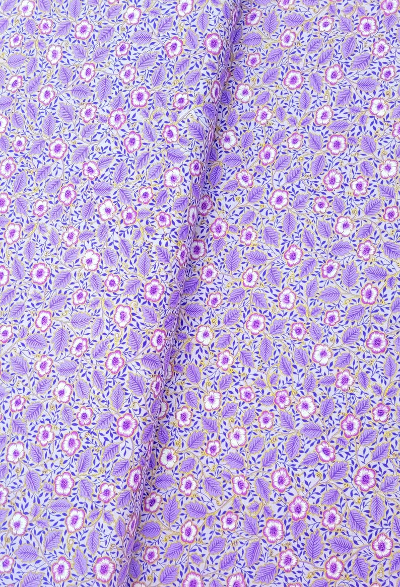 Luminous by Chong A Hwang for Timeless Treasures Metallic Lavender ...