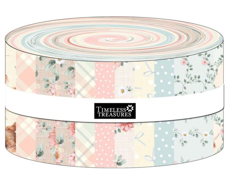 Timeless Treasures Till the Cows Come Home Jelly Roll Bundle Cotton ...