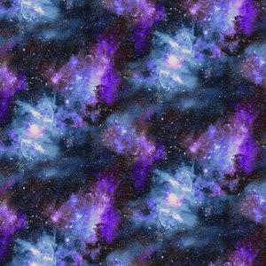 Planetary Missions by Studio E Outer Space Milky Way Galaxy Cotton Quilt Fabric