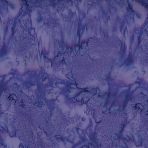 Hoffman Blue Purple Julie Watercolor Bali  Batik Cotton Quilt Fabric 1895H-332
