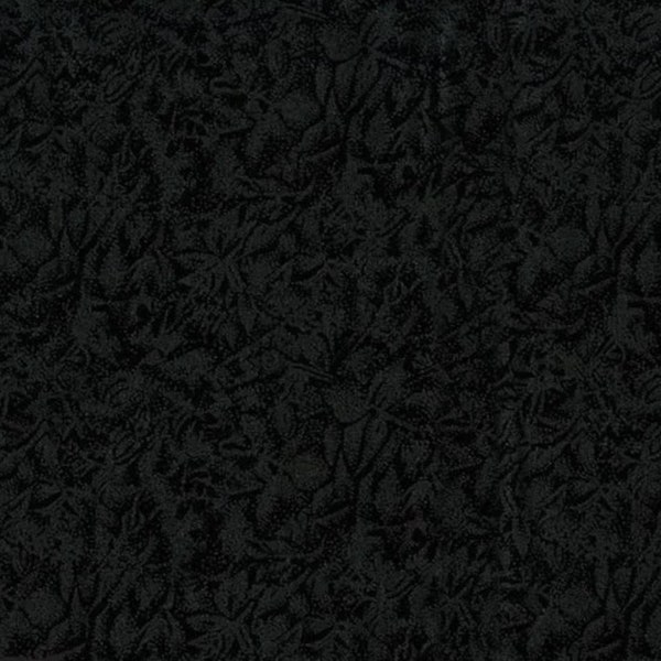 Michael Miller Fairy Frost Black Onyx Shimmer Cotton Quilt Fabric