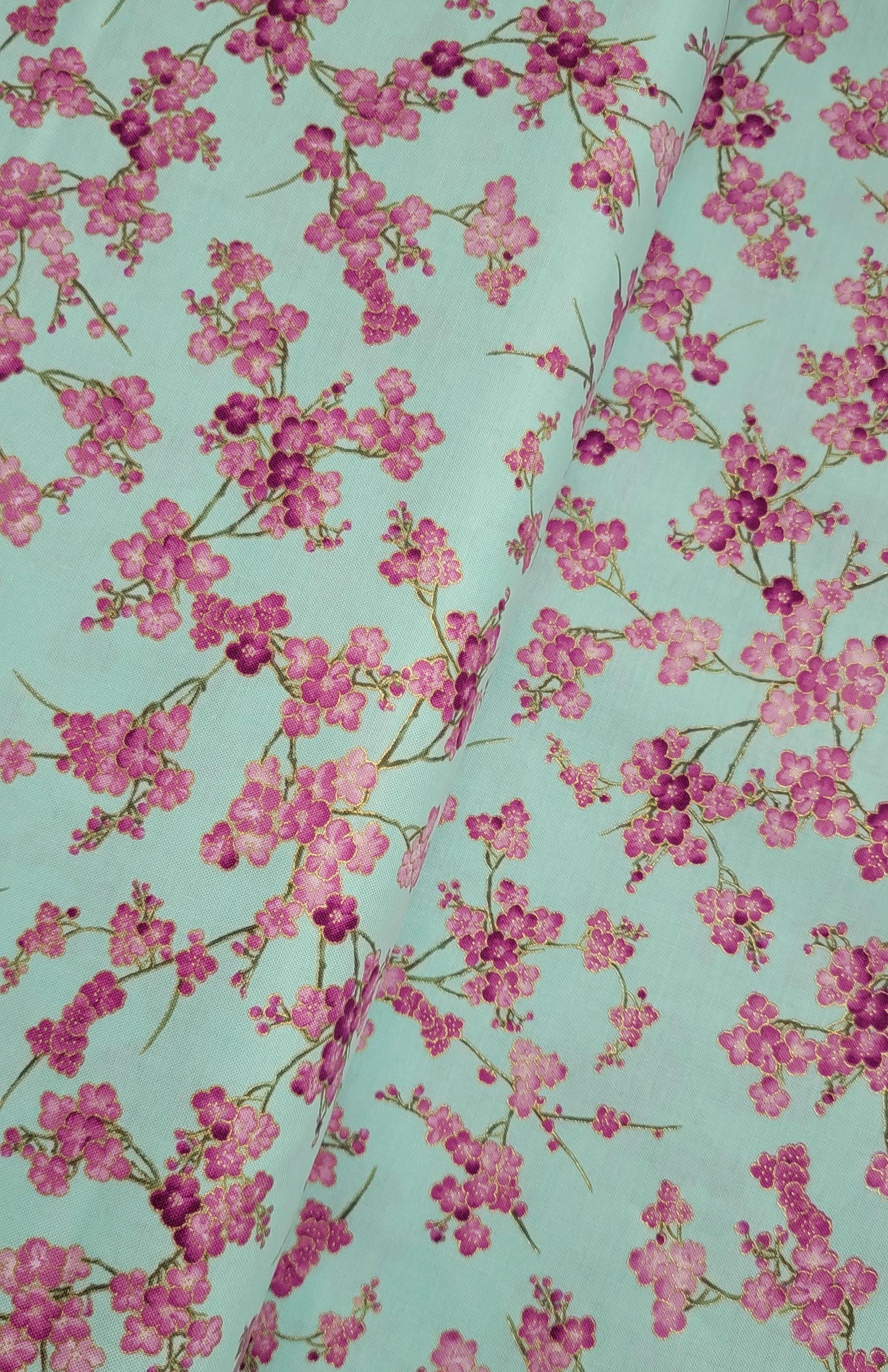 BOLT END 35 INCHES Shizuka by Chong A Hwang for Timeless Treasures Pink ...