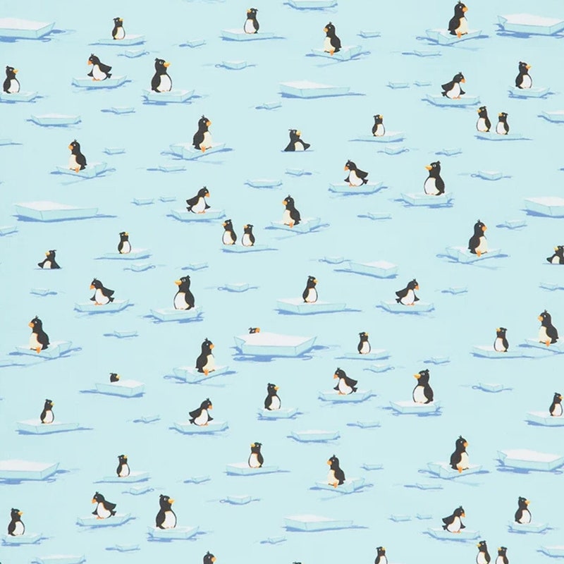 Penguin Fabric - Etsy