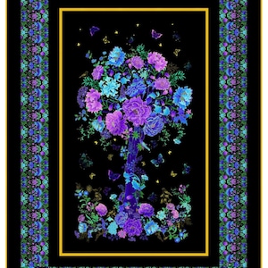 Timeless Treasures Luminous Tree Quilt Kit and Printed Pattern 46" x 64"