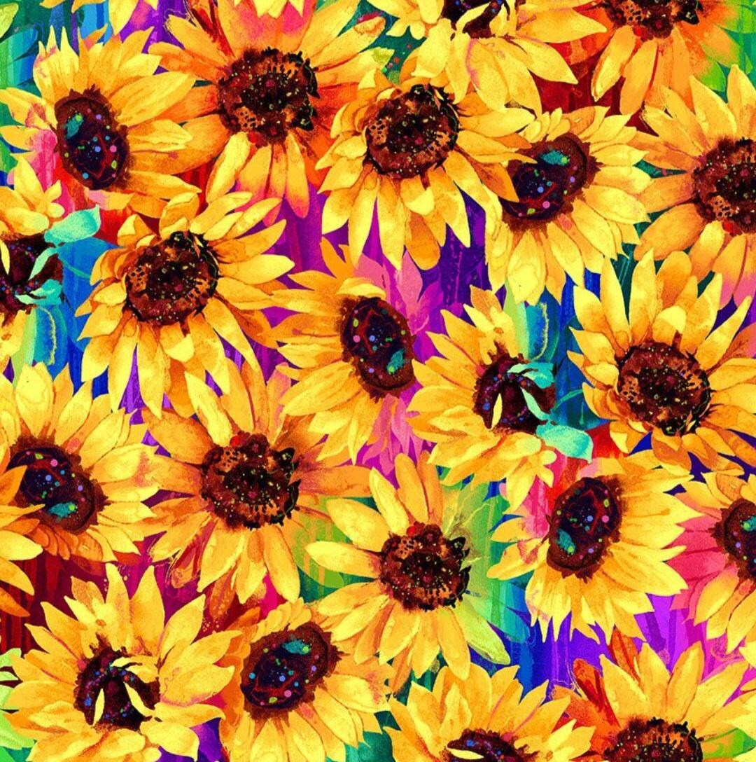 Suzie Sunflower Matte Canvas, Stretched, 1.25