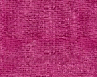 Bellerose by Timeless Treasures Dark Magenta Pink Burlap Textured Look Cotton Quilt Fabric