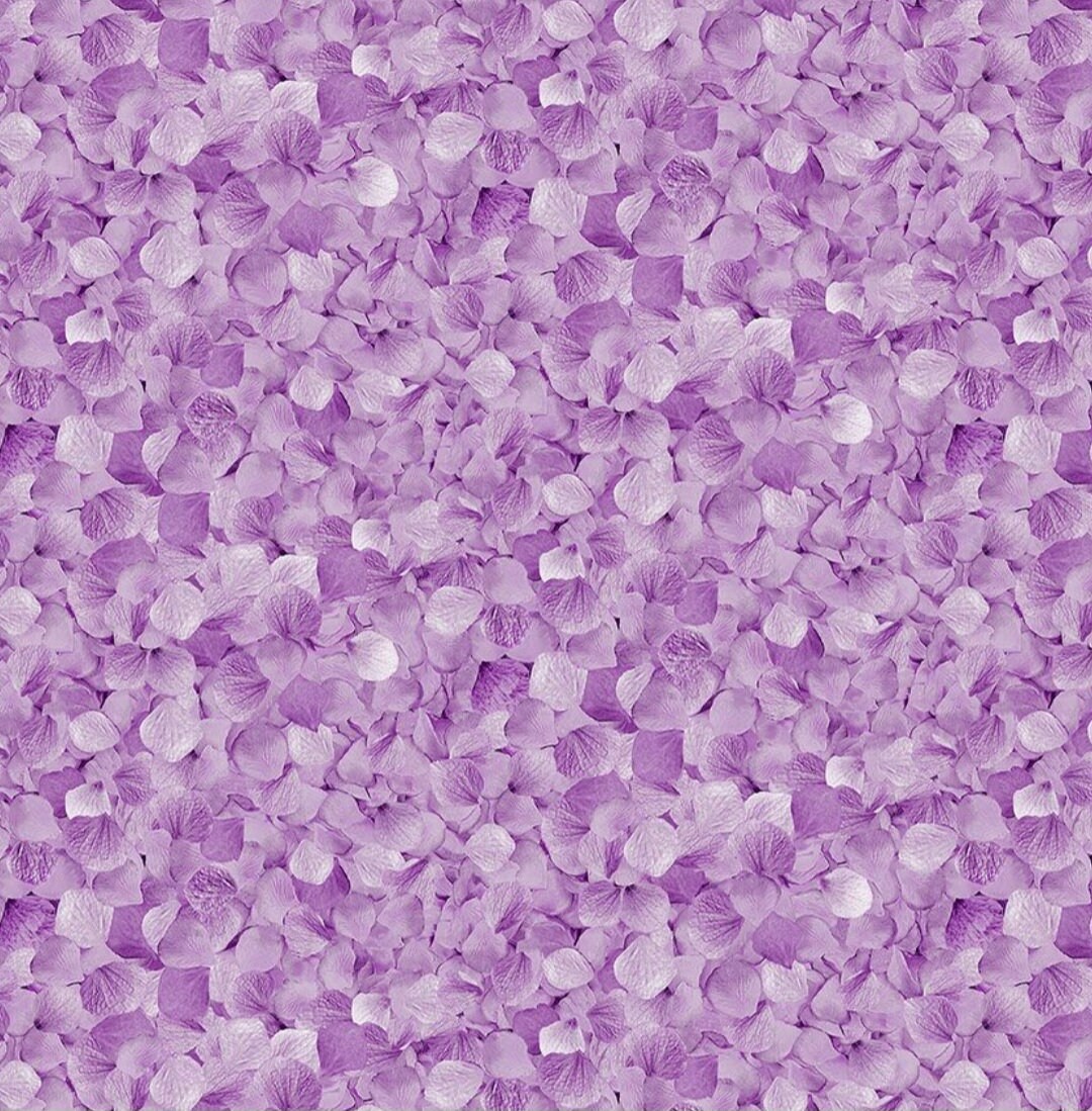 Butterfly Dreams by Timeless Treasures Lavender Packed Flower Petals ...