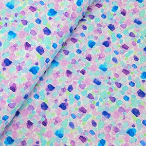 Bellagio by Timeless Treasures Purple, Blue, and Turquoise Abstract ...