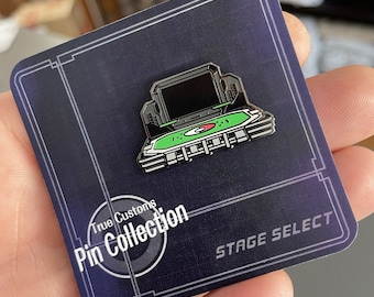 Pin de esmalte duro de estadio / Super Smash Brothers Melee / SSBM / PS