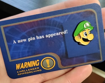 Pin de esmalte de Luigi / Super Smash Brothers Melee / SSBM