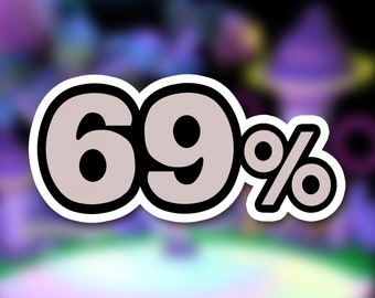 Pegatina del 69% / Super Smash Bros Melee / SSBM