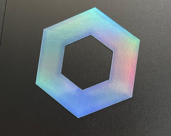 Calcomanía de vinilo de brillo holográfico / Super Smash Bros Melee