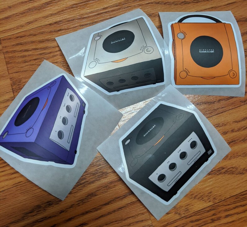 Gamecube Sticker Pack Original Artwork Etsy