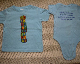 Grateful Block Onesies and Toddler Tees