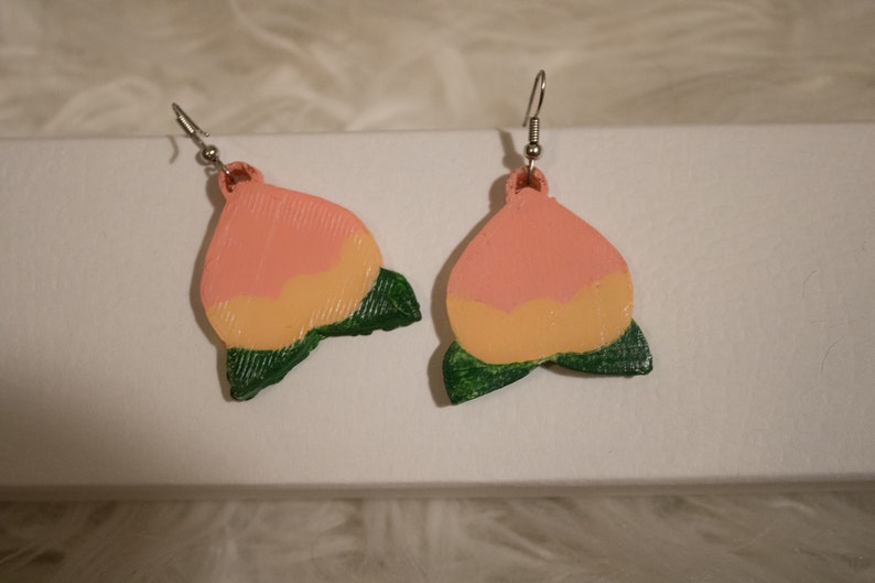 Animal Crossing Peach Earrings