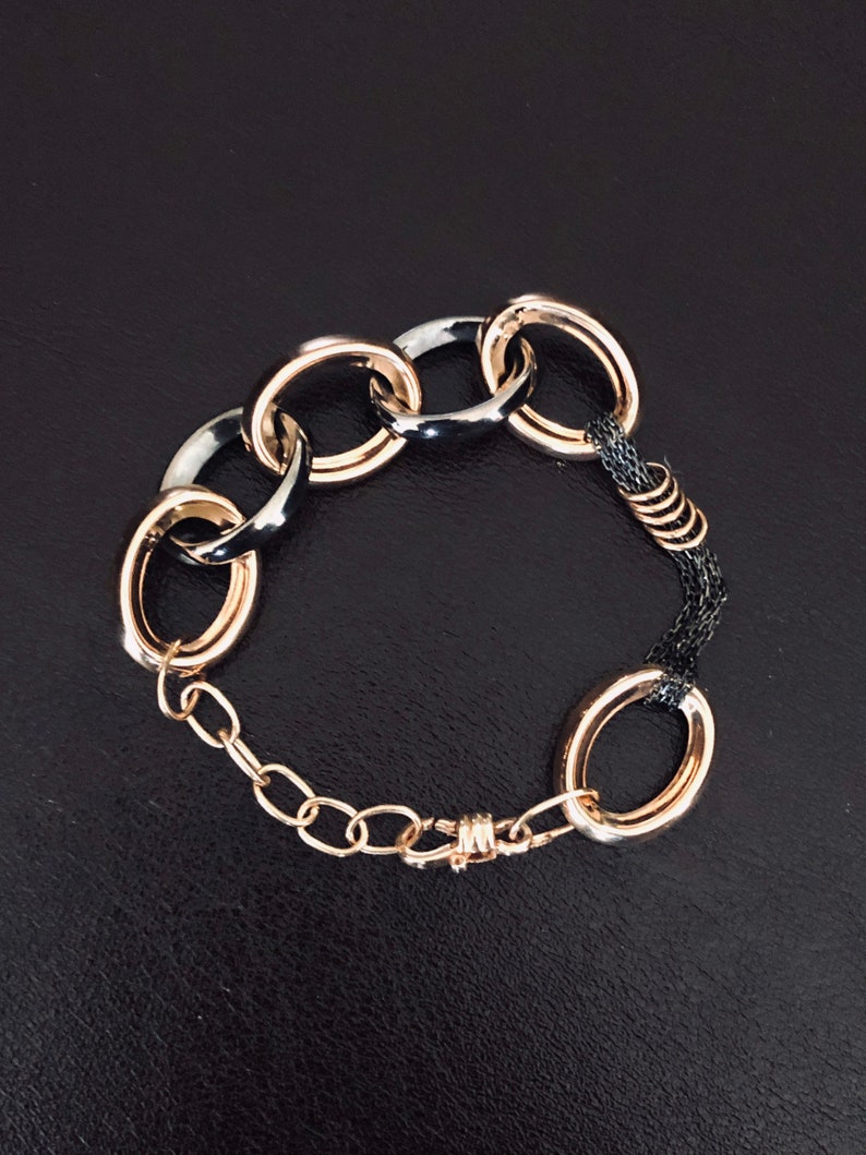 Hand Crafted in Italy Hand Made Sterling Silver Chain.