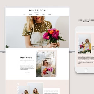 Wix website template, modern website design, ecommerce website, wix theme, pre-made wix template, store web design