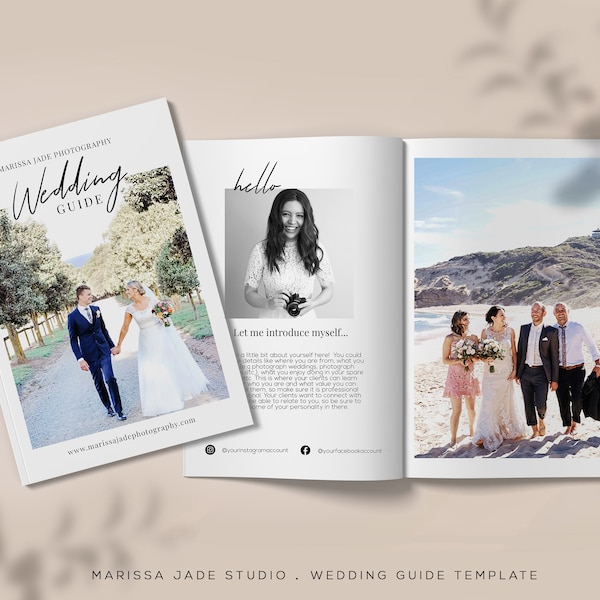 Wedding Marketing Magazine - Magazine template Photography - Price Guide for Photographers - Pricing List for Wedding Photographers