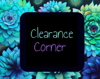 Clearance Corner (all sales final read description)