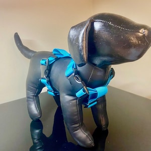 Metal free pet harness (TSA friendly)