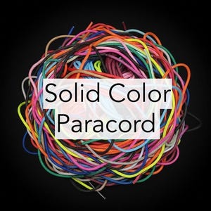 Solid Color Paracord