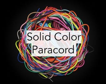 Solid Color Paracord
