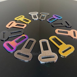 Airplane Seat Belt Keychain Multi-Colours Shiny and Matte Finish