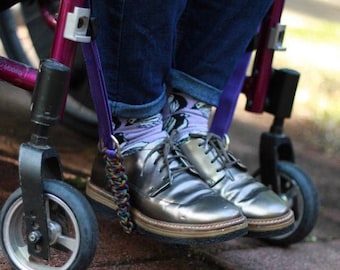 Adjustable wheelchair foot sling (available in single or double width)