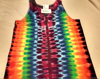 Large rainbow and black accordion fold.