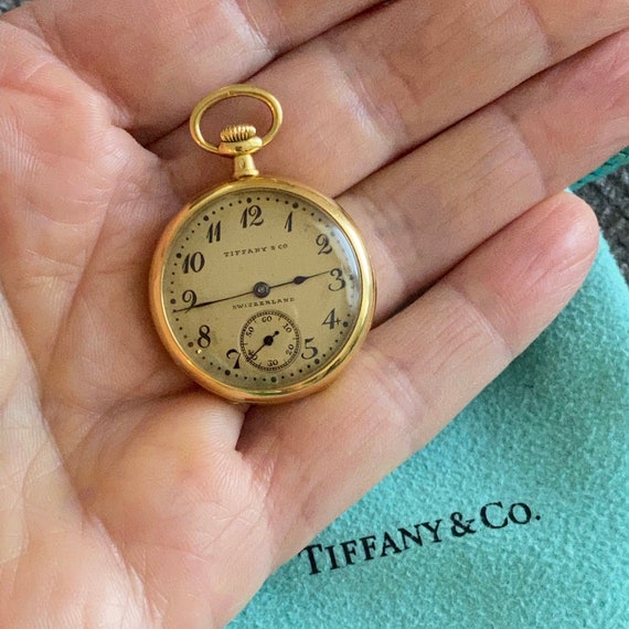 Tiffany gold pocket watch sale