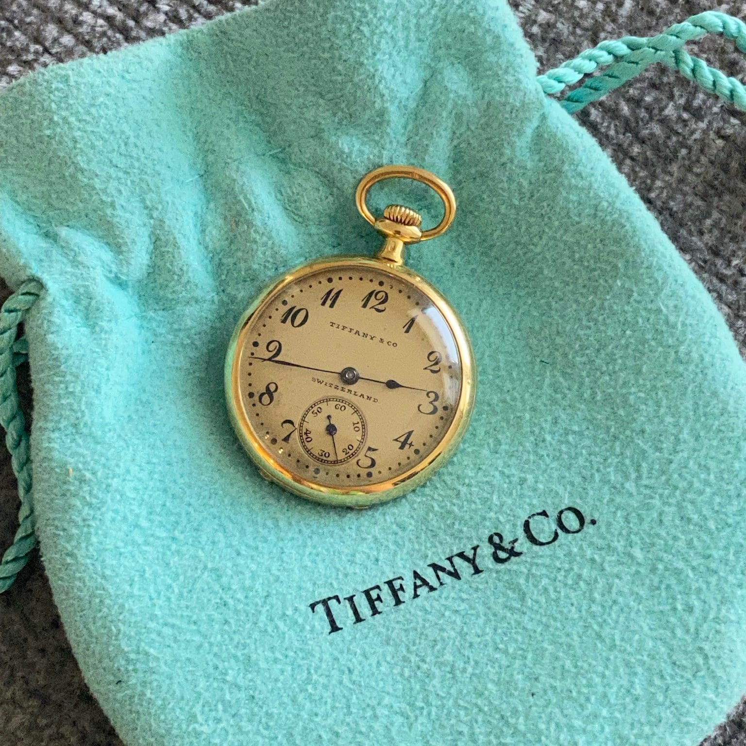Tiffany & 2025 co pocket watch