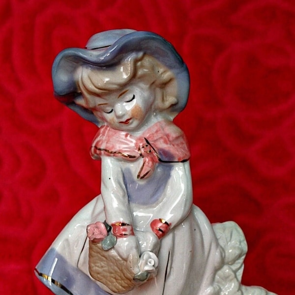 Porcelain Girl Figurine Etsy