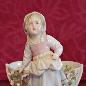 Antique English 19th Century Porcelain Lady Figurine
