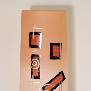 Vintage Art Deco German Frosted Glass Vase