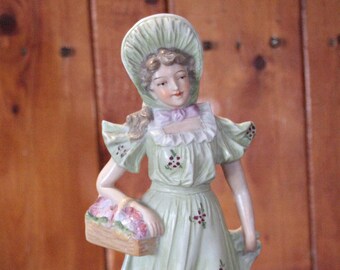 Antike deutsche Porzellanfigur
