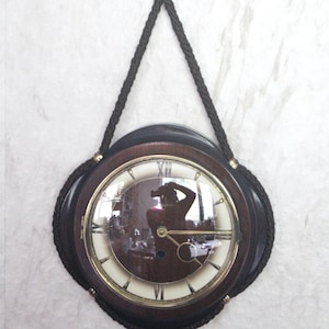 Vintage German Wall Clock Transformed to Quartz Clock