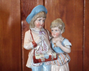 Antike deutsche Porzellanfigur