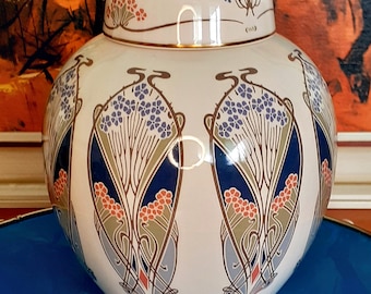 Liberty Of London MASON&#39;S Ironware IANTHE Ginger Jar 1987