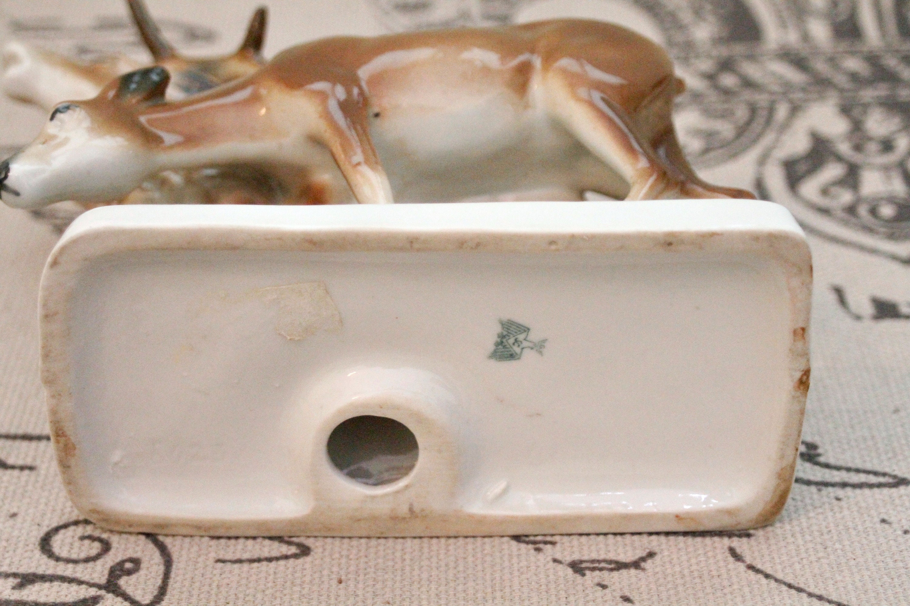 Vintage German Carl Scheidig Porcelain Deers Figurine - Etsy UK