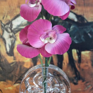 Vintage German Walther Glass Vase