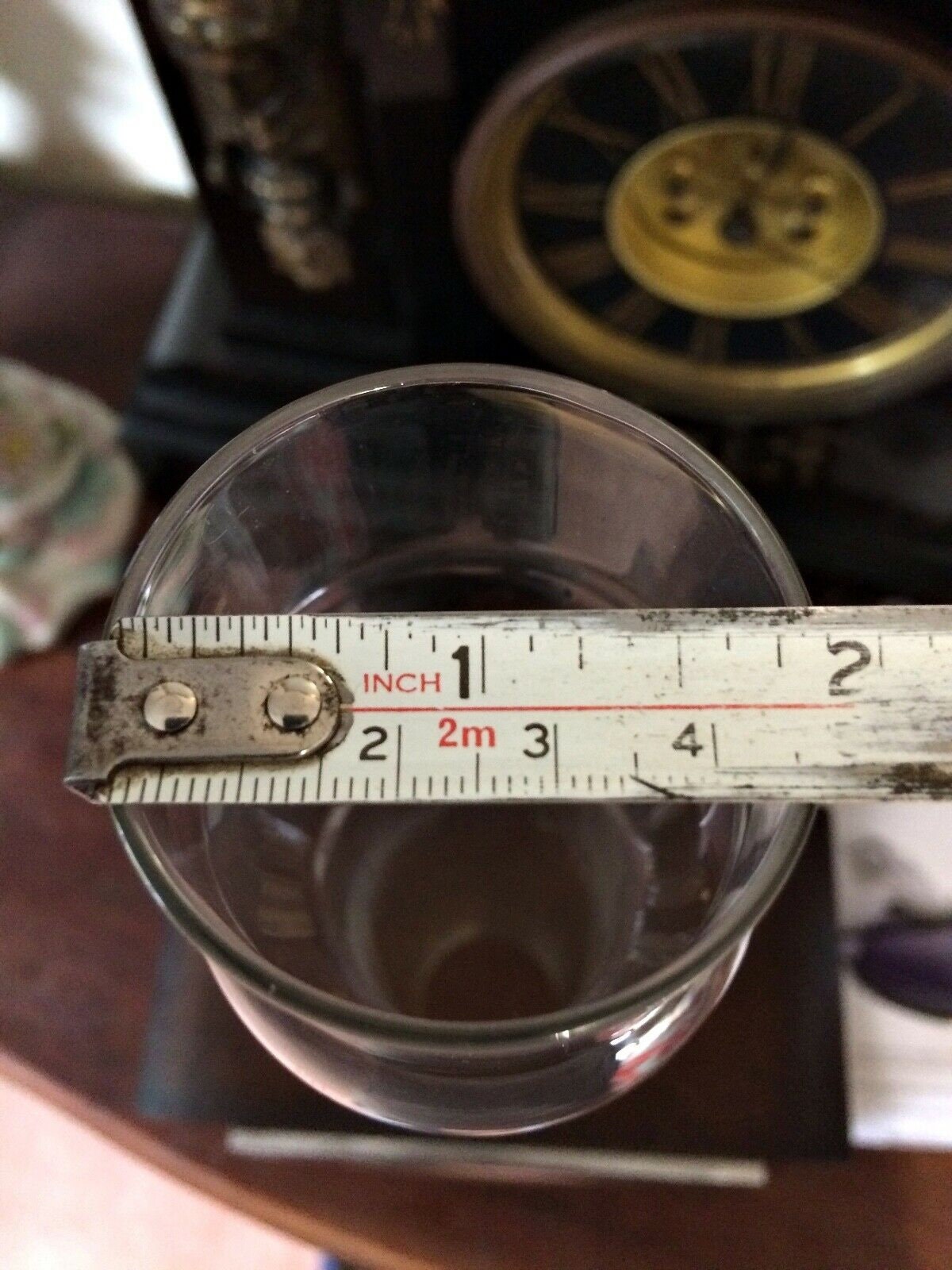 Antique Fireproof Glass Oil Lamp Chimney Flute Shade Cover 47 Mm