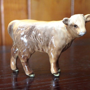 Vintage John Beswick Porcelain Calf Figurine