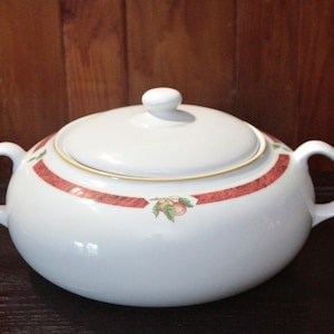 Antique English Porcelain Lidded Serving Tureen