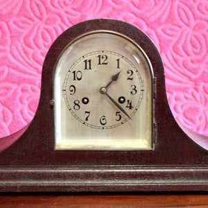 Antique German 8-Day Striking Mantel Clock