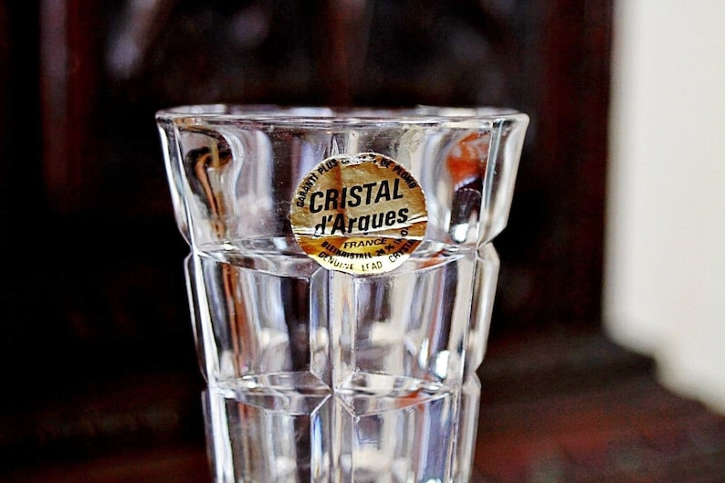 Vintage Cristal 'd' Arques' Crystal Vase France - Etsy