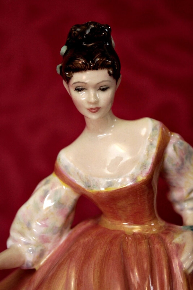 Vintage Royal Doulton Porcelain Lady Figurine 'fair Lady Etsy
